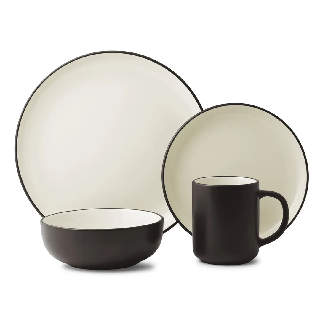 JGO D/VAJILLA D/CERAM. 16PCS LOFT COFFEE