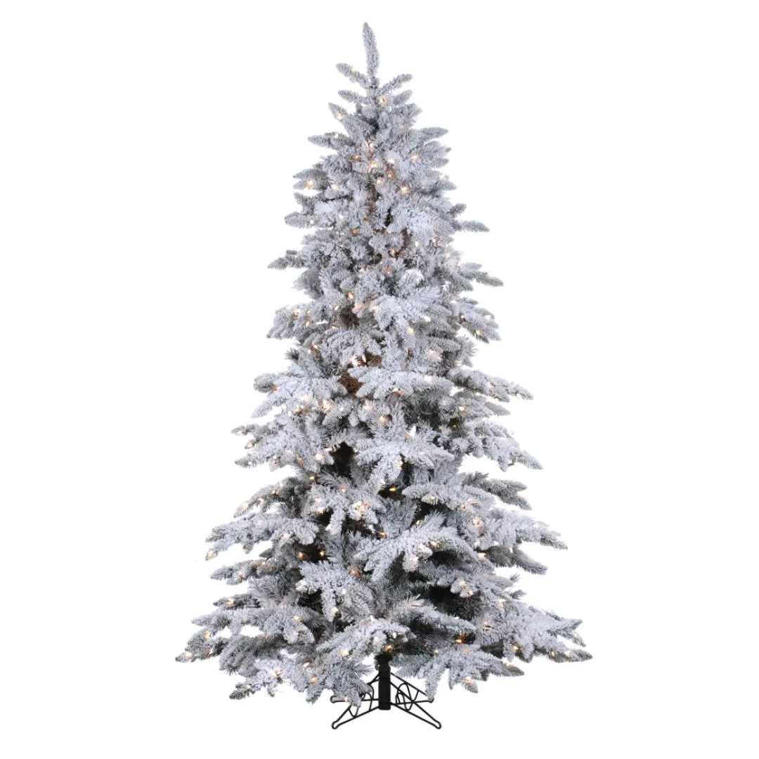 ARBOL 12'X90" FLOC-ARTIC 5274T/1900L-LED