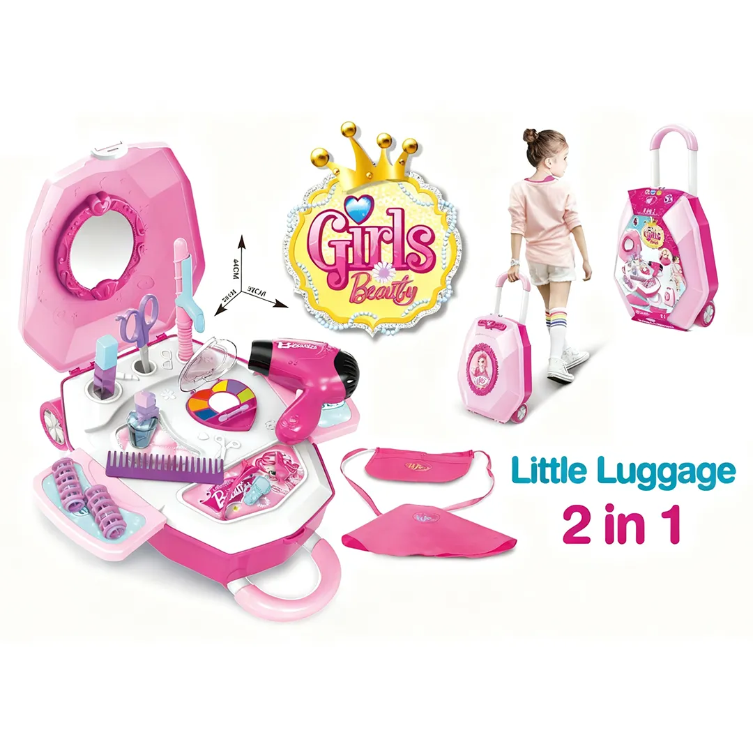 VANITY 2EN1 MALETA PORTATIL C/ACCS ROSA