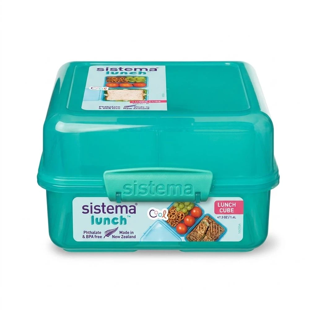 RECIPIENTE PLAST. CUBE C/DIV. 1.4L/47.34