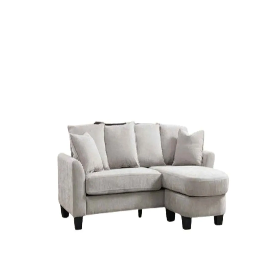 SOFA CHAISE REVERSIBLE GRIS