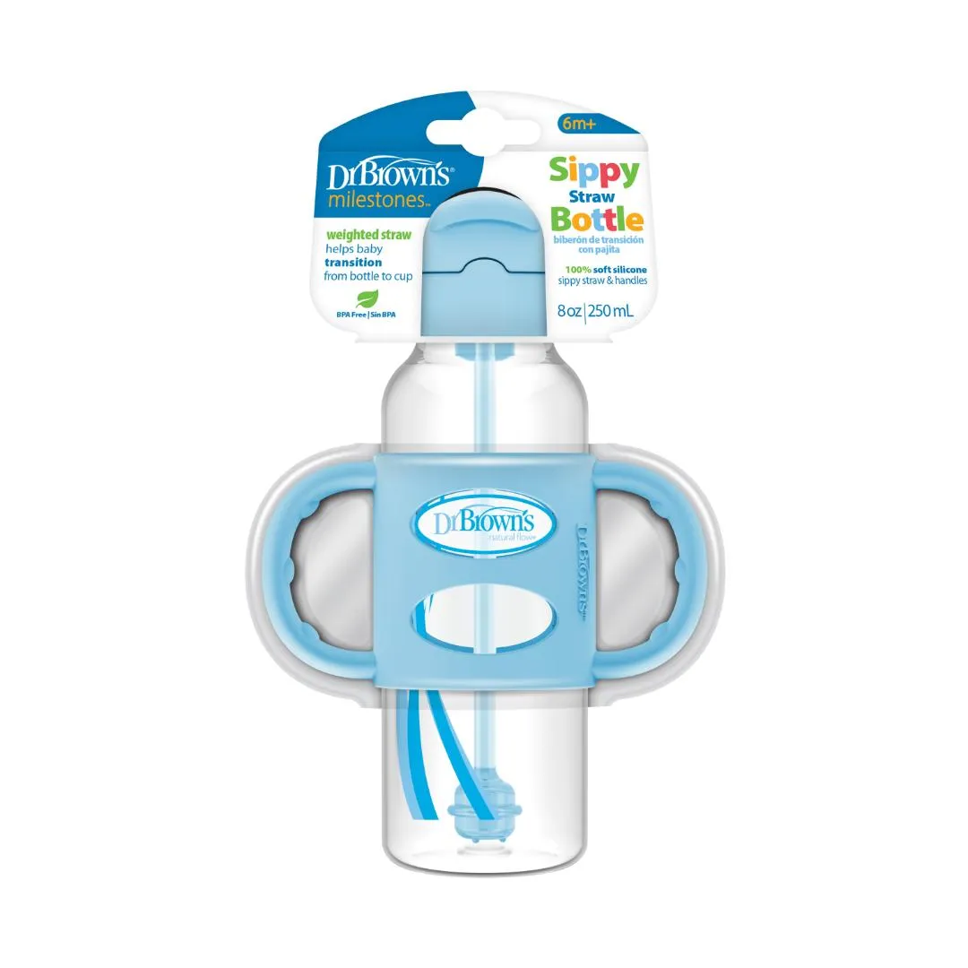 BIBERON SIPPY 8OZ/250ML C/AGARRAD AZL