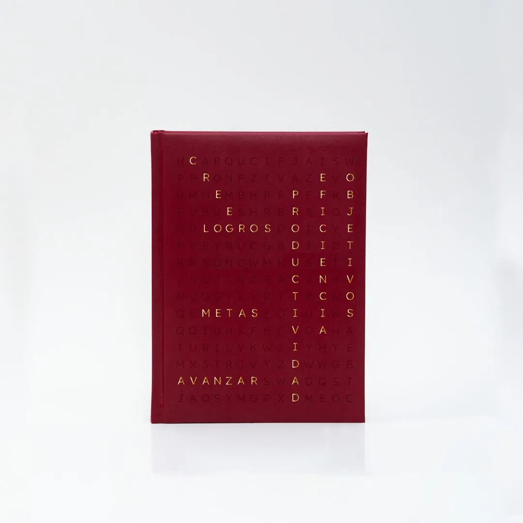 AGENDA 2026 CLASICA NATURE BURGUNDY