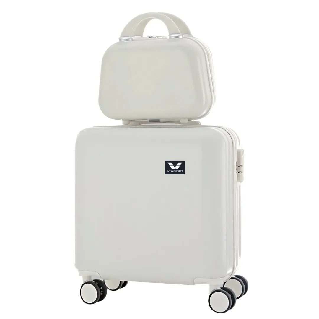 SET DE MALETA MANO 14/18" BEIGE