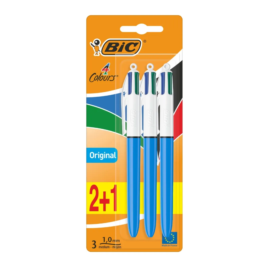 BIC BOLIGRAFO 4 COLOR BL 2+1